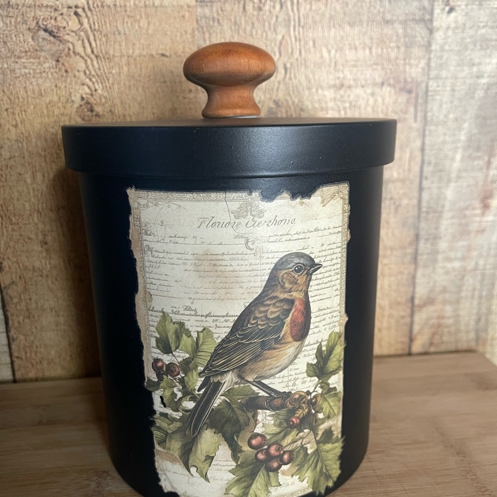 Upcycled Bird canister set - Picture 2 of 14